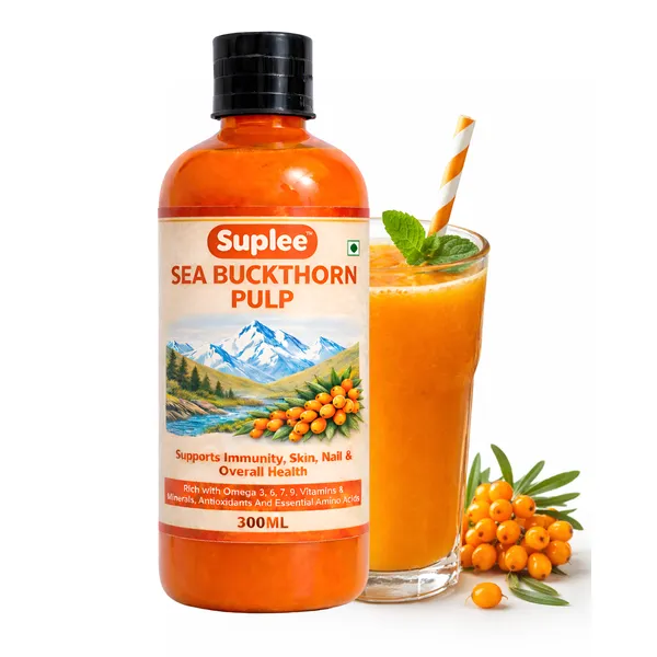 Suplee_99.9%_Pure_Himalayan_Sea_Buckthorn_Pulp_300ml_|_Original_&_Natural_Seabuckthorn_Pulp_Concentrate_Rich_in_Omega_3,_6,_7_&_9_|_Sugar_Free_Immunity_Booster_&_Antioxidant_Supplement_for_Radiant_Skin,_Hair_&_Overall_Health_|_300ml