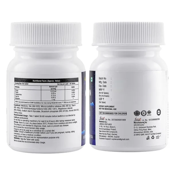 Suplee_Melatonin_1_mg_(60_Tablets)_|_For_Deep_Sleep_Support_|_Non-Habit_Forming_|_Helps_Regulate_Sleep-Wake_Cycle