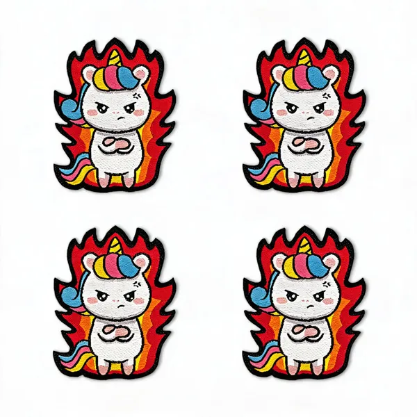 Angry_Unicorn_Solo_Patch_Pack_Of_4