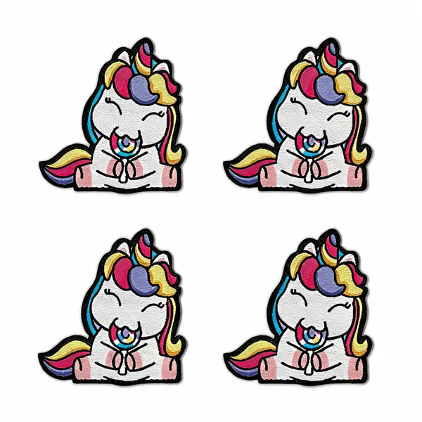 Munching_Unicorn_Solo_Patch_Pack_Of_4