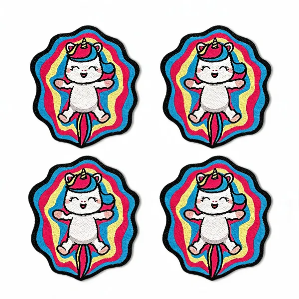 Swimming_Unicorn_Solo_Patch_Pack_Of_4