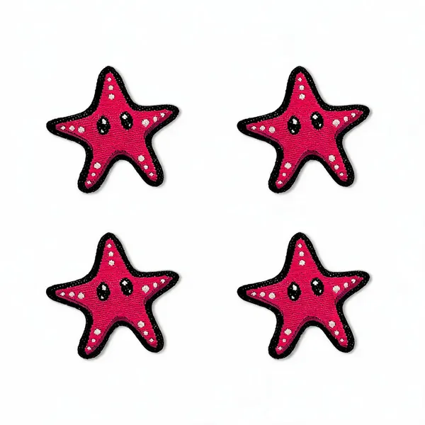 Pink_Star_Fish_Solo_Patch_Pack_Of_4