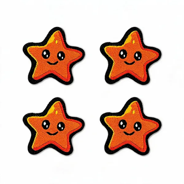 Orange_Star_Fish_Solo_Patch_Pack_Of_4