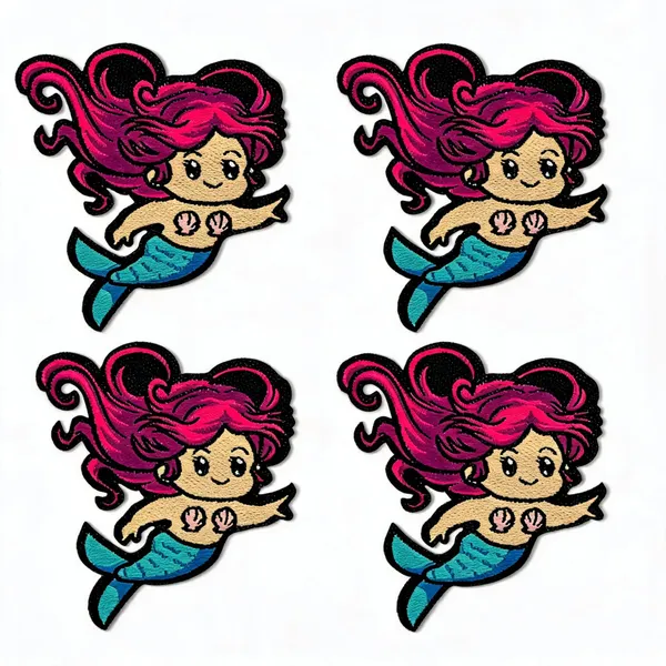 Blue_Mermaid_Solo_Patch_Pack_Of_4