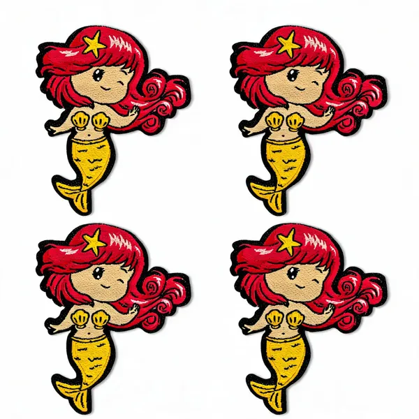 Yellow_Mermaid_Solo_Patch_Pack_Of_4