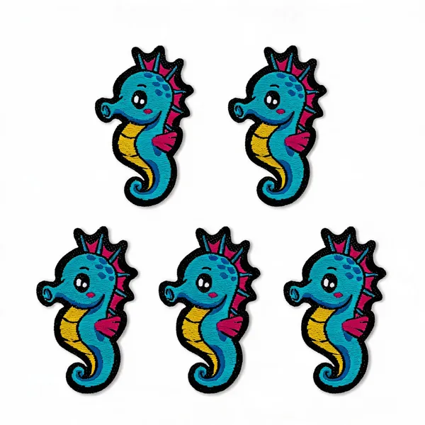 Blue_Seahorse_Solo_Patch_Pack_Of_5