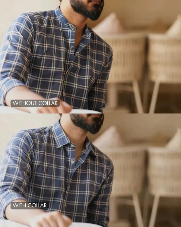 Blue_Checkered_Casual_Shirt_For_Men