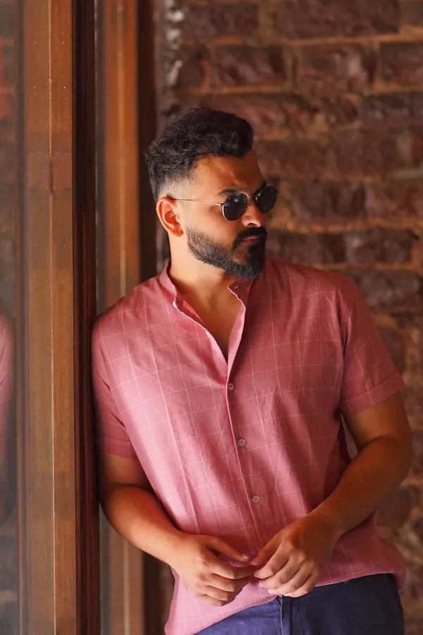 Pink_Cotton_Relaxed_Fit_Mandarin_Collar_Casual_Shirt_For_Men