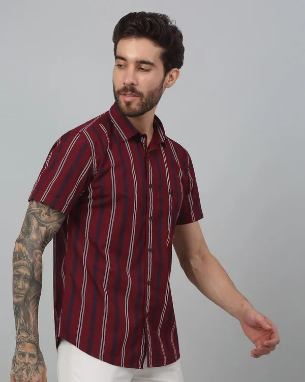 Maroon_Cotton_Relaxed_Fit_Striped_Casual_Shirt_For_Men