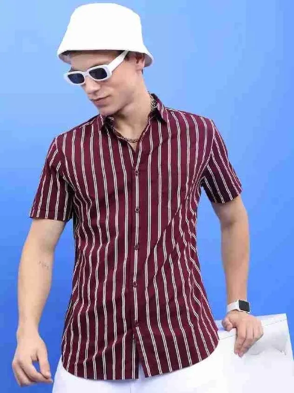Maroon_Cotton_Relaxed_Fit_Striped_Casual_Shirt_For_Men