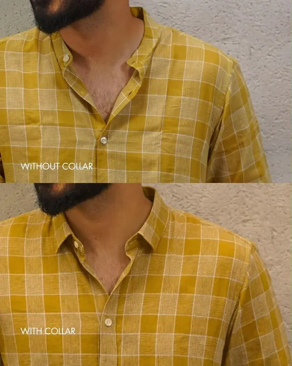 Yellow_Cotton_Relaxed_Fit_Checked_Casual_Shirt_For_Men