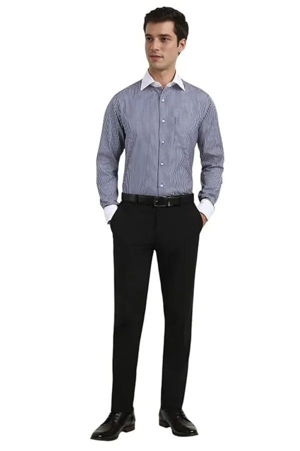 Blue_White_Cotton_Regular_Fit_Striped_Shirt_For_Men