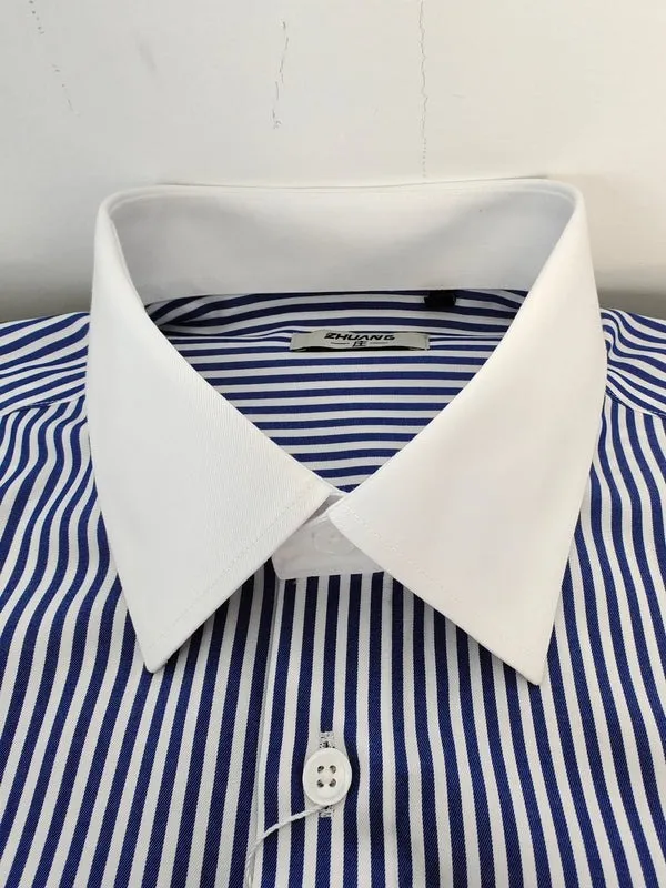 Blue_White_Cotton_Regular_Fit_Striped_Shirt_For_Men