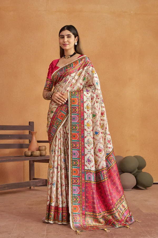 Off_White_Satin_Silk_Patola_Saree