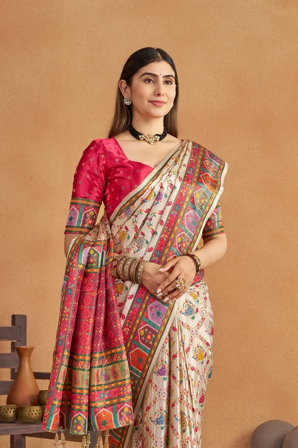 Off_White_Satin_Silk_Patola_Saree