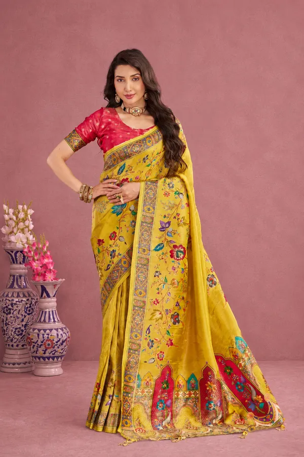 Mustard_Yellow_Viscose_Tissue_Silk_Saree