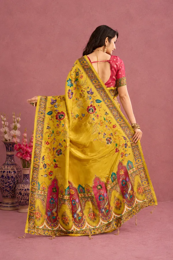 Mustard_Yellow_Viscose_Tissue_Silk_Saree