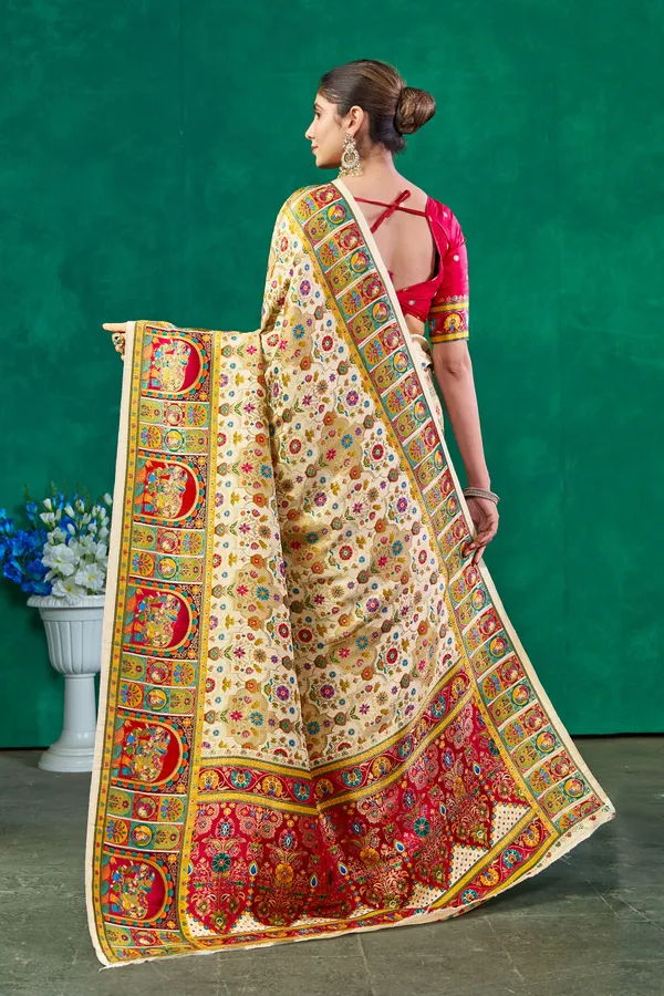 Off_White_Dola_Silk_Saree
