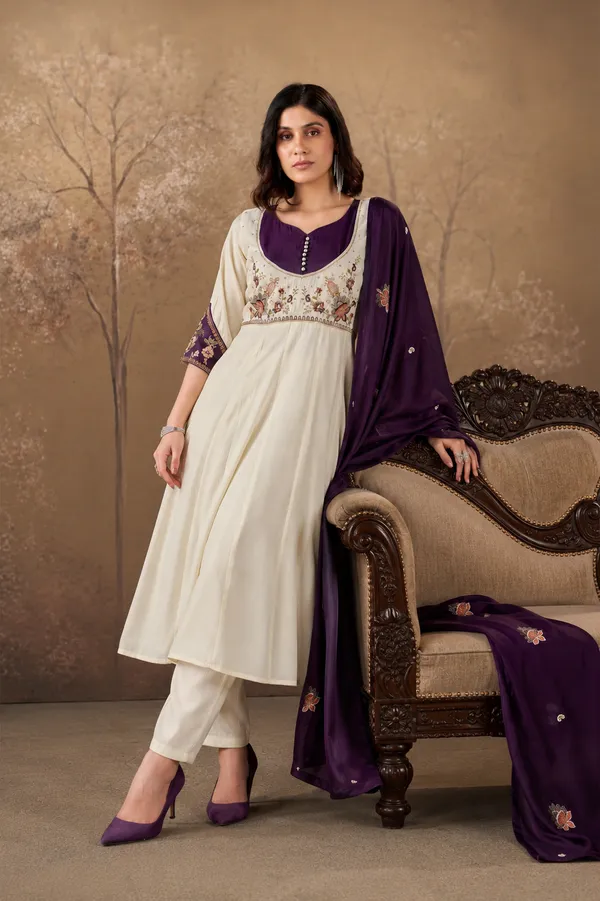 Cream_And_Wine_Roman_Glass_Silk_Embroidered_Anarkali_Set_With_Dupatta