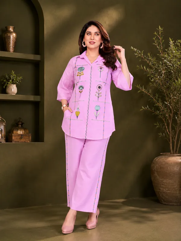 Lavender_Lilac_Mal_Cotton_Floral_Co_Ord_Set