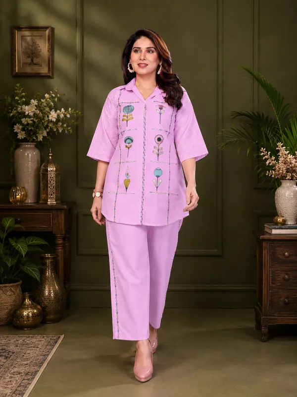 Lavender_Lilac_Mal_Cotton_Floral_Co_Ord_Set