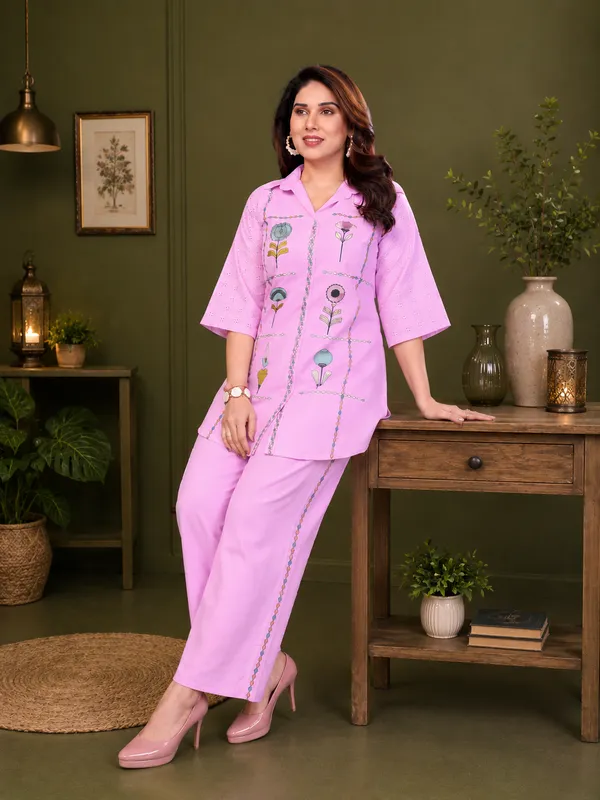 Lavender_Lilac_Mal_Cotton_Floral_Co_Ord_Set