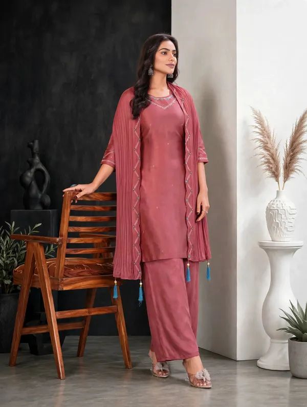 Dusty_Rose_Gaji_Silk_Palazzo_Suit_Set