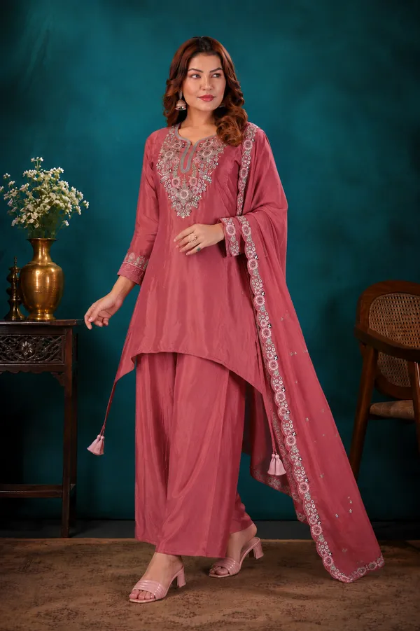 Old_Rose_Pure_Natural_Crepe_Sharara_Suit_Set