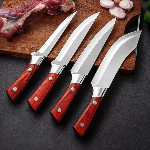 Professional_Kitchen_Utility_Cutter_Set_of_4_Stainless_Steel_Sharp_Edge_Food_Prep_Slicer_with_Ergonomic_Wooden_Design_Handle_for_Fruits,_Vegetables,_Meat_Multipurpose_Home_&_Restaurant_Use