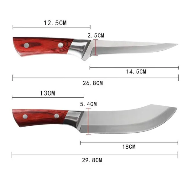 Premium_Stainless_Steel_Kitchen_2_pc_Knife_Set_with_Ergonomic_Wooden_Handle,_Sharp_Chef_Knife_for_Meat_Cutting,_Vegetable_Chopping,_Slicing,_Home_&_Restaurant_Cooking