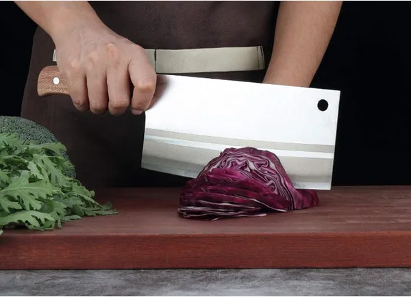 Stainless_Steel_Kitchen_Food_Chopper_Knife_with_Wooden_Handle,_Heavy_Duty_Multipurpose_Vegetable_&_Meat_Cutting_Tool,_Manual_Food_Slicer_for_Home,_Restaurant