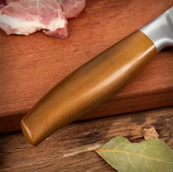 Stainless_Steel_Kitchen_Utility_Cutter_with_Wooden_Finish_Handle,_Sharp_Multipurpose_Food_Prep_Tool_for_Fruits,_Vegetables,_Meat,_Bread_&_Daily_Cooking_Use,_Ergonomic_Grip_Design