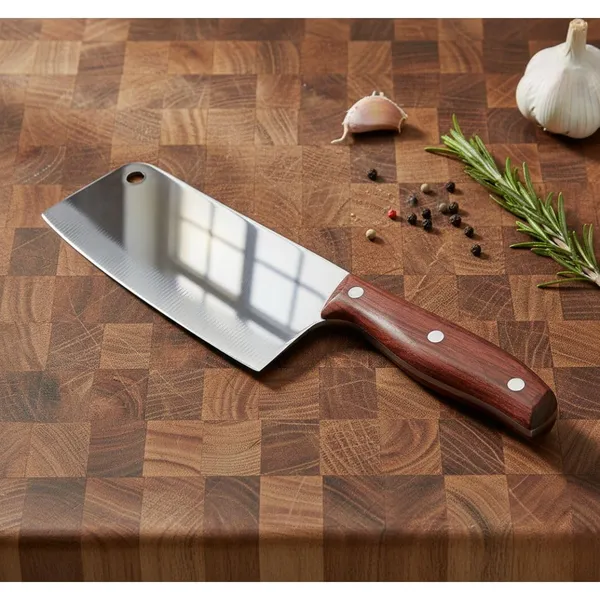 Heavy_Duty_Stainless_Steel_Kitchen_Cleaver_Knife_with_Wooden_Handle_|_Multipurpose_Meat,_Vegetable_&_Food_Chopping_Knife_for_Home,_Restaurant_&_Professional_Kitchen