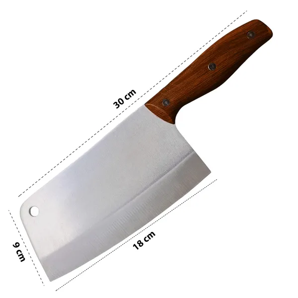 Kitchen_Cleaver_Knife_with_Stainless_Steel_Blade_&_Wooden_Handle_|_Heavy-Duty_Chopping,_Cutting_&_Slicing_Knife_for_Vegetables,_Meat_&_Daily_Kitchen_Use