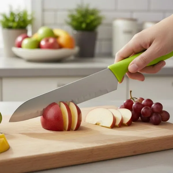 Premium_Stainless_Steel_Vegetable_&_Kitchen_Knife_with_Ergonomic_Green_Handle_�_Sharp_Scalloped_Blade_for_Effortless_Cutting