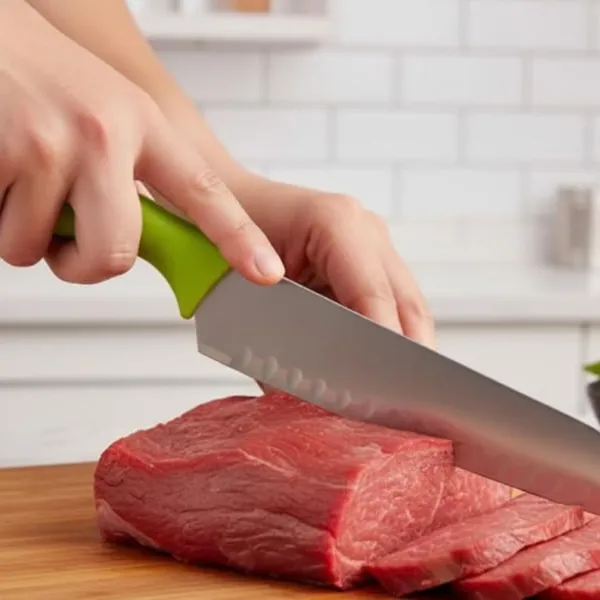 Premium_Stainless_Steel_Vegetable_&_Kitchen_Knife_with_Ergonomic_Green_Handle_�_Sharp_Scalloped_Blade_for_Effortless_Cutting
