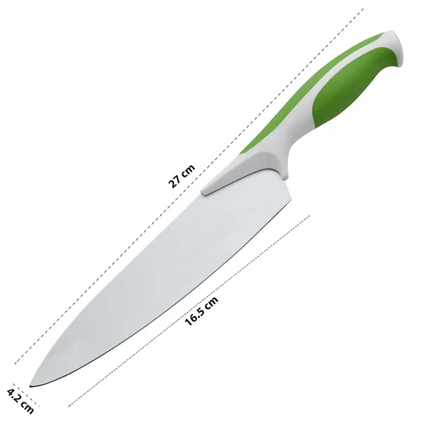 Professional_Chef_Knife_with_Ergonomic_Green_&_White_Handle_�_Wide_Sharp_Kitchen_Blade