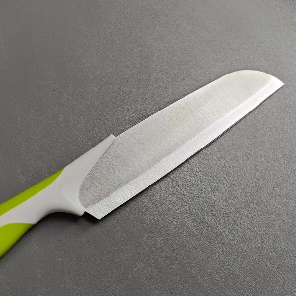Professional_Chef_Knife_with_Ergonomic_Green_&_White_Handle_�_Wide_Sharp_Kitchen_Blade