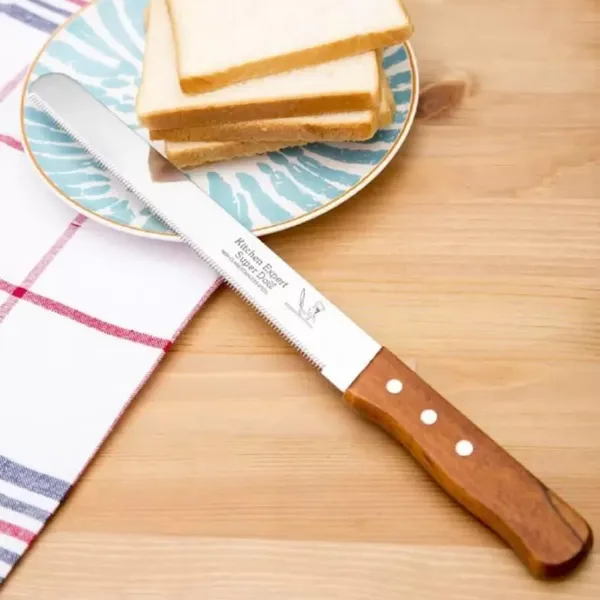 Serrated_Bread_Knife_with_Wooden_Handle_|_Long_Stainless_Steel_Bread_Slicer_Knife_for_Bread,_Cakes,_Sandwiches_&_Bakery_Cutting_|_Kitchen_Cutting_Knife