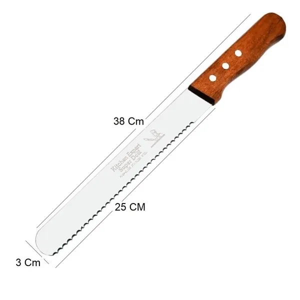 Stainless_Steel_Bread_Knife_with_Serrated_Blade,_Ergonomic_Wooden_Handle_&_Precision_Cutting_Edge_for_Bread,_Croissants,_Cakes_and_Pastries