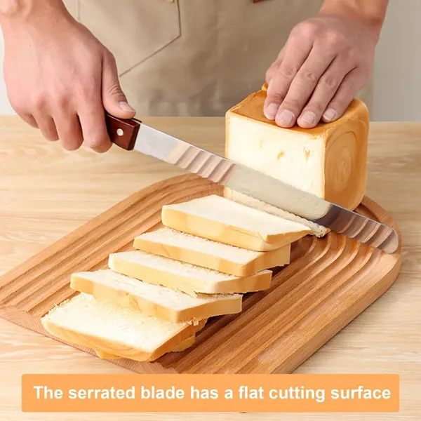 Stainless_Steel_Bread_Knife_with_Serrated_Blade,_Ergonomic_Wooden_Handle_&_Precision_Cutting_Edge_for_Bread,_Croissants,_Cakes_and_Pastries