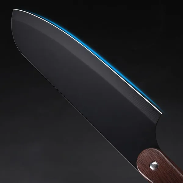 Premium_Black_Kitchen_Knife_with_Wooden_Handle,_Sharp_Stainless_Steel_Blade,_Multipurpose_Vegetable,_Fruit_&_Food_Cutting_Knife_for_Home_Kitchen