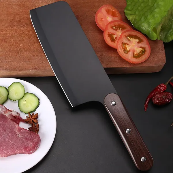 Premium_Black_Stainless_Steel_Kitchen_Cleaver_Knife_with_Wooden_Handle,_Heavy_Duty_Chopping_Cutting_Knife_for_Meat_Vegetables_Fruits_and_Daily_Kitchen_Use