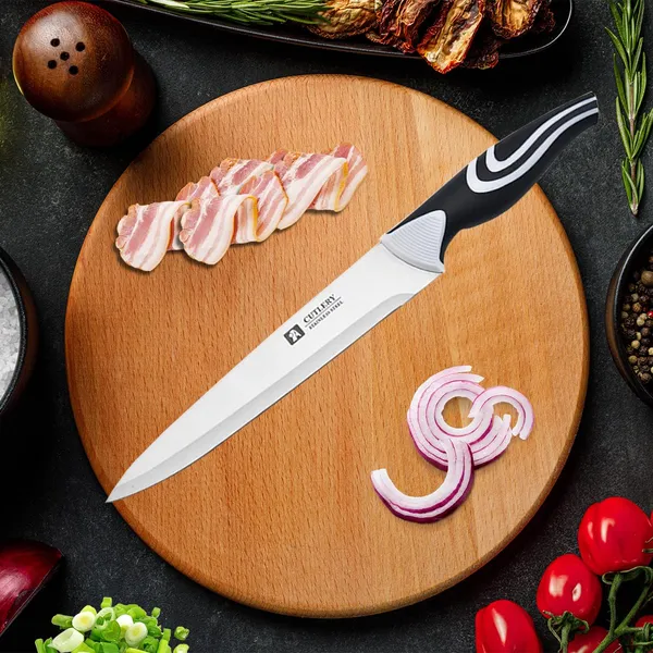 Kitchen_Knife_Stainless_Steel_Sharp_Cutting_Knife_with_Ergonomic_Black_Handle_for_Vegetable_Fruit_Slicing_Chopping_and_Everyday_Kitchen_Use
