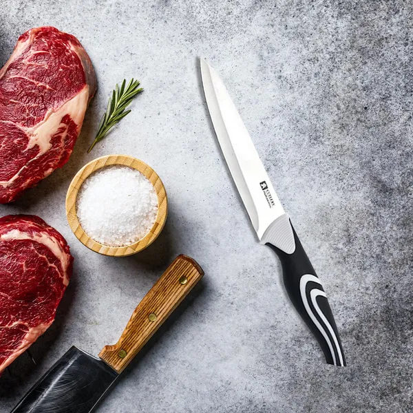 Premium_Stainless_Steel_Kitchen_Knife_with_Ergonomic_Non-Slip_Handle,_Sharp_Cutting_Blade_for_Meat,_Vegetables,_Fruits,_Chopping,_Slicing_&_Everyday_Cooking