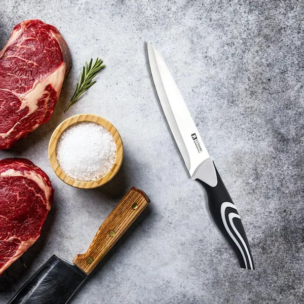 Premium_Stainless_Steel_Kitchen_Knife_with_Ergonomic_Non-Slip_Handle,_Sharp_Cutting_Blade_for_Meat,_Vegetables,_Fruits,_Chopping,_Slicing_&_Everyday_Cooking