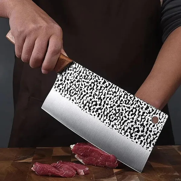 Premium_Japanese-Style_Kitchen_Cleaver_�_Textured_Stainless_Steel_Blade_with_Ergonomic_Wooden_Handle