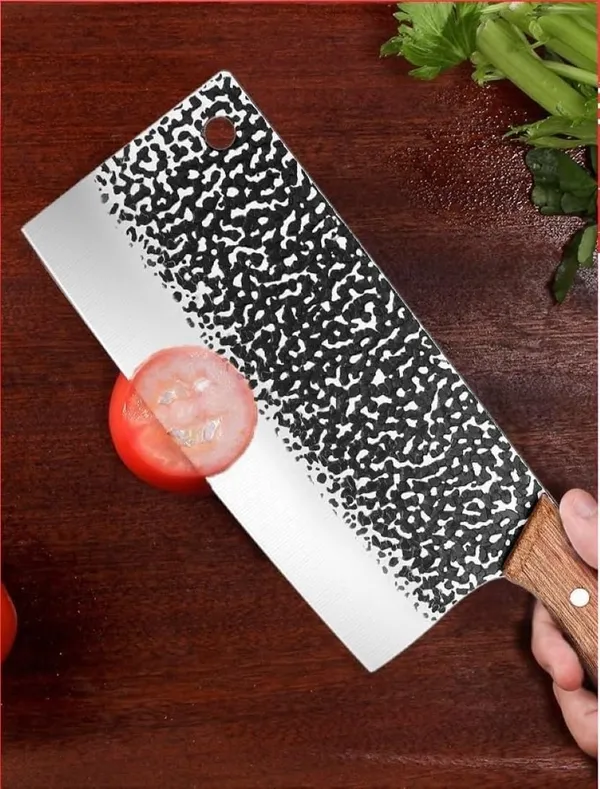 Premium_Japanese-Style_Kitchen_Cleaver_�_Textured_Stainless_Steel_Blade_with_Ergonomic_Wooden_Handle