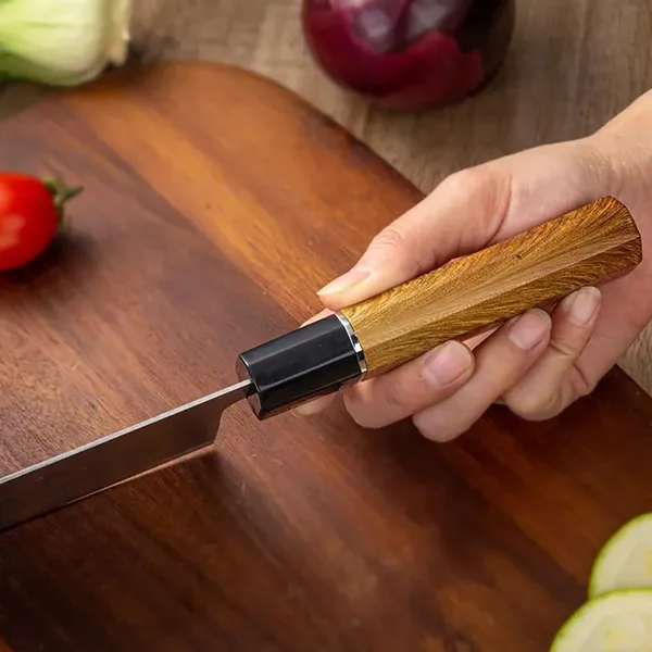 Stainless_Steel_Kitchen_Knife_with_Wooden_Handle,_Multipurpose_Vegetable_Fruit_Cutting_Knife_with_Hollow_Blade_Design_for_Chopping,_Slicing_&_Everyday_Cooking