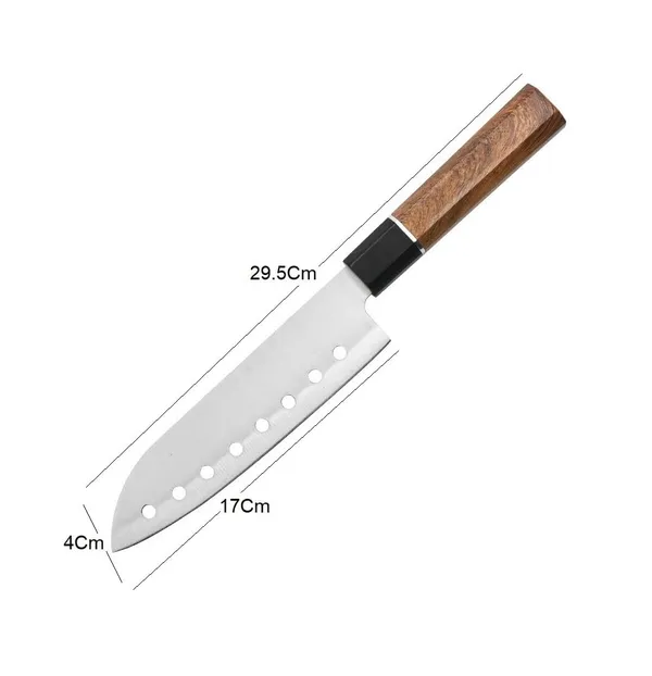 Stainless_Steel_Kitchen_Knife_with_Wooden_Handle,_Multipurpose_Vegetable_Fruit_Cutting_Knife_with_Hollow_Blade_Design_for_Chopping,_Slicing_&_Everyday_Cooking